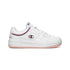 Sneakers bianche con dettagli viola e rosa Champion Rebound Low, Brand, SKU s312500004, Immagine 0